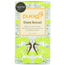 - Pukka Herbs - Three Fennel Tea | 20 sachet | 12 PACK BUNDLE - 12 PACK