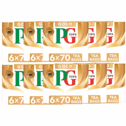 PG Tips Gold Tea Bags 70 Tea Bags (10 Pack)