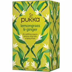 - Pukka Herbs - Lemongrass & Ginger | 20 sachet | 12 PACK BUNDLE - 12 PACK