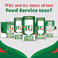 PG Tips Catering One Cup Tea Bags - 2x1100