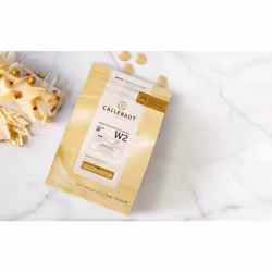 Callebaut - W2 White - 28% Callets - 2.5kg (Sold by Parkers Foodservice) (4 Packs)