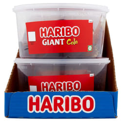 HARIBO Giant Happy Cola 4 x 40 Pieces Sweets Tub (720 g)