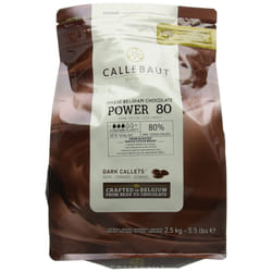 Callebaut Powerful 80 Percent Dark Chocolate Callets 2.5 kg