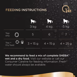 Sheba Perfect Portions Beef in Loaf - Adult Wet Cat Food Trays, Pack of 8 (8 x 6 Trays x 37.5 g)