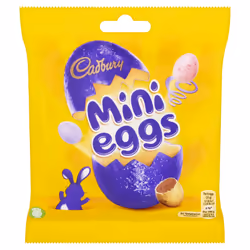 Cadbury Mini Eggs Easter Chocolate Bag, 80 g, Pack of 24