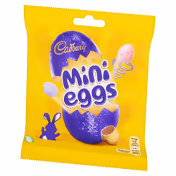 Cadbury Mini Eggs Easter Chocolate Bag, 80 g, Pack of 24
