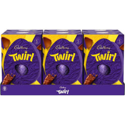Cadbury Twirl Chocolate Egg 198g (Box of 6)