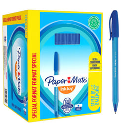 Paper Mate InkJoy 100ST Ballpoint Pens | Medium Point (1.0 Mm) | Blue | 100 Count
