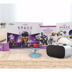 Let's Explore Space, Smartphone-based head mounted display, Black, White, 7 yr(s), Monochromatic, Box, 1 pc(s)