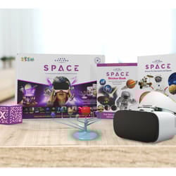 Let's Explore Space Smartphone-based head mounted display Black, White