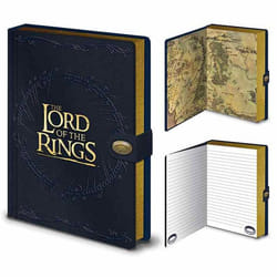Close Up Lord of the Rings writing notebook A5 240 sheets Dark Blue
