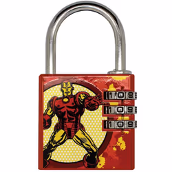 Marvel Comics Iron Man Brass Padlock