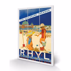 Pyramid International MW12562P, 1 pc(s), National Railway Museum, Rectangle, Wood
