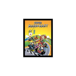 Super Mario Kart Retro Memorabilia, MDF, Multi-Colour, 30 x 40cm