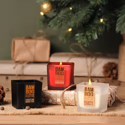 Heart & Home Gift Set - Winter Collection Bamboo Mini Candles