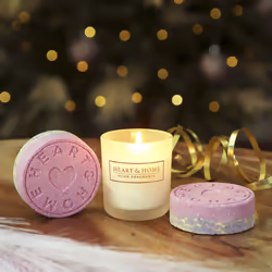 Heart & Home Guardian Angel Candle & Bath Bomb Gift Set In Gift Box