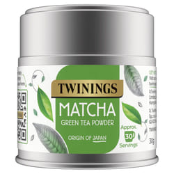 Twinings Matcha Green Tea Powder Tin - Organic Ceremonial Grade Matcha Powder from Japan, Tea for Health & Self Care, Vegan Friendly, Enjoy Hot or