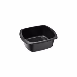 Addis Rectangular Washing Up Bowl, Soft Black, 9.5 Litre