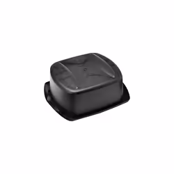 Addis Rectangular Washing Up Bowl, Soft Black, 9.5 Litre