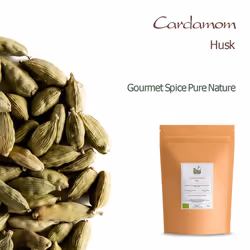 Cardamom Pods Organic Gourmet Spice - Intensely Aromatic - Cardamum - L. Elettaria cardamomum Cardamon 100g