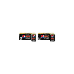 Pepsi Max 24pk x 330ml No Caffeine (Pack of 2)