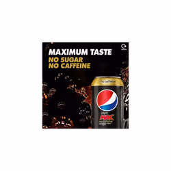 Pepsi Max 24pk x 330ml No Caffeine (Pack of 2)