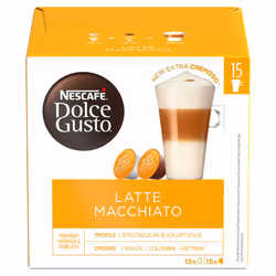 Nescafe Dolce Gusto Latte Macchiato Coffee Pods (Pack of 3, Total 90 Capsules) & Nescaf? Dolce Gusto Chococino Coffee Pods (Pack of 3, 48 Capsules)
