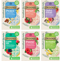 Twinings Soulful Blends Bundle - Little Lift & Peace & Pause & Quiet Mind & Reset & Revitalise