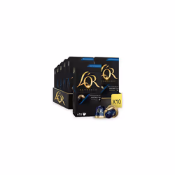 L'OR Espresso Ristretto Decaf Coffee Pods x10 Intensity 9 (Pack of 10, Total 100 Capsules)