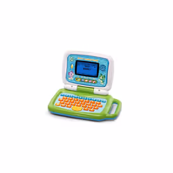 LeapFrog 2 in 1 LeapTop Touch Laptop, Green, Learning Tablet for Kids with 10 Modes of Play, with Letters, Numbers, Vocabular ...