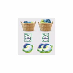 Ariel All-in-1 PODS Washing Liquid Laundry Detergent Tablets / Capsules, 108 Washes (54 x 2), Original, Brilliant Cleaning Even In A Cold Wash
