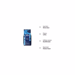 Lavazza Dek Decaffeinated Coffee Beans (3 Packs of 500g)
