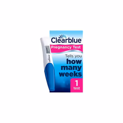 Clearblue Pregnancy Test - Digital with Weeks Indicator, The Only Test That Tells You How Many Weeks, 1 Digital Test