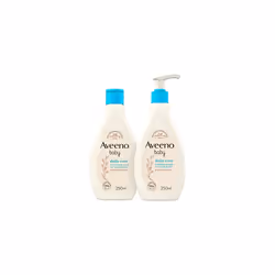 Aveeno Baby, Daily Care Set, Hair and Body Wash Plus Moisturising Lotion, for Sensitive Skin, 250 ml