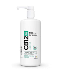 CB12 Mild Mint Mouthwash, Enamel Strengthening, Odour-free Breath For 12 Hours, 1L