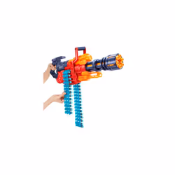 X-Shot Excel Crusher Foam Dart Blaster (35 Dart Belt, 48 Darts), Red Toy Blaster