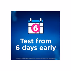 Clearblue Pregnancy Test Ultra Early Triple-Check & Date Combo Pack, Results 6 Days Early (Visual Sticks) & Tells You How Many WeeksKit Of 3 Tests