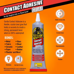 Gorilla Contact Adhesive Clear 75g