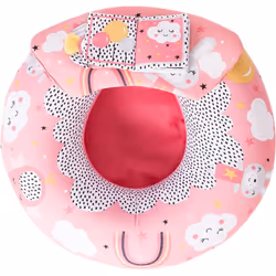 Red Kite Sit Me Up Inflatable Ring - Ring Seat with Play Tray and Activities (Dreamy Meadow)
