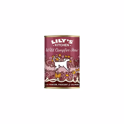 Lily's Kitchen Natural Adult Wet Dog Food Tin Campfire Stew Grain-Free Recipe 6 x 400g