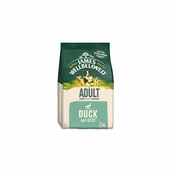 James Wellbeloved Adult Duck & Rice 2 kg Bag, Hypoallergenic Dry Dog Food