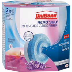 UniBond AERO 360° Moisture Absorber Lavender Garden Refill Tab aromatherapy, for AERO 360° Dehumidifier Condensation Absorb ...