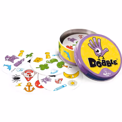 Asmodee Dobble Card Game Ages 6+ 2-8 Players 15 Minutes Playing Time