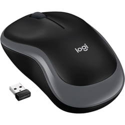 Logitech M185 Wireless Mouse 2.4GHz with USB Mini Receiver 12-Month Battery Life 1000 DPI Optical Tracking Ambidextrous Compatible PC Mac Laptop Grey