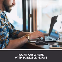Logitech M185 Wireless Mouse 2.4GHz with USB Mini Receiver 12-Month Battery Life 1000 DPI Optical Tracking Ambidextrous Compatible PC Mac Laptop Grey