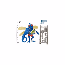 Teenage Mutant Ninja Turtles 83287CO TMNT Superfly Mutant Mayhem 4-Inch Super Fly Basic Action Figure. Ideal Present for Boys 4 to 7 Years Fans,