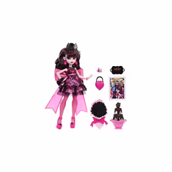 Monster High Draculaura Doll in Monster Ball Party Dress with Themed Accessories Like Chocolate Fountain