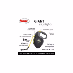 Flexi - XL giant strap belt 8 m,Black/Neon