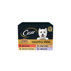 Cesar Country Stew Adult Wet Dog Food, Special Selection, Pack of 3 (3 x 8 Trays x 150 g)