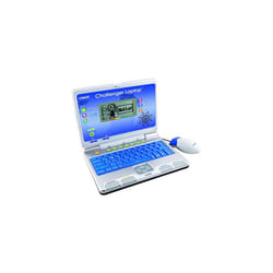 VTech Challenger Laptop, Blue, Kids Laptop with Vocabulary, Maths and French Learning Games, 2 Player Kids Computer, Educational Toy Computer for